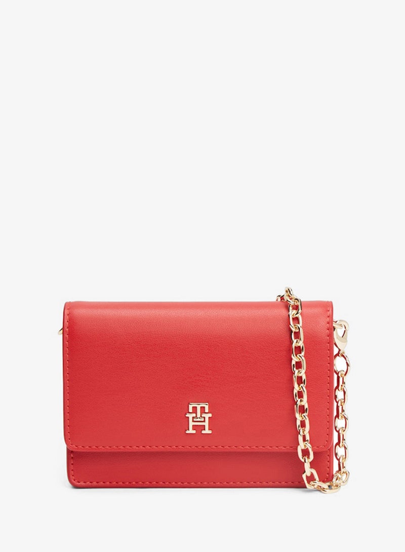 TOMMY HILFIGER Hilfiger Icon Card Wallet With Chain - Image 1